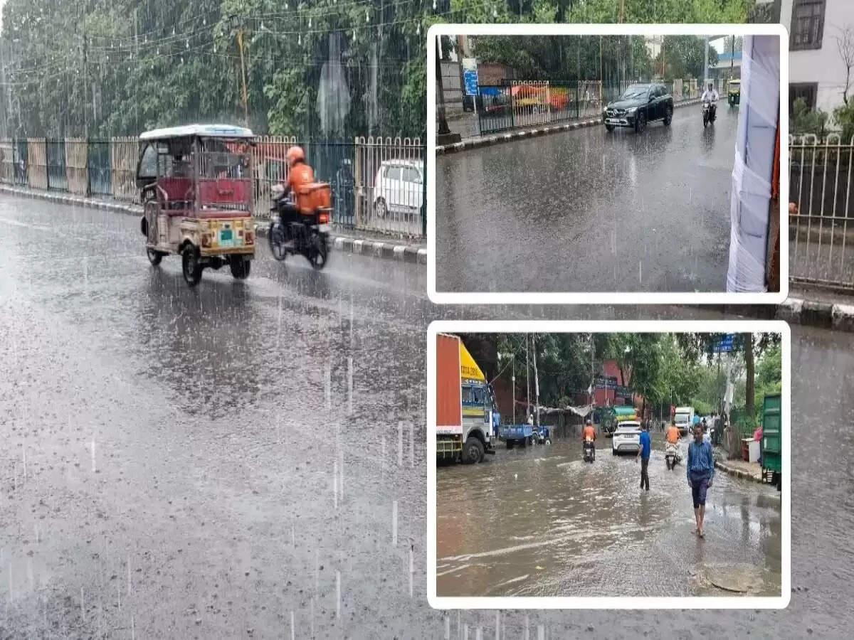 दिल्ली-NCR में बारिश से ट्रैफिक जाम और जलभराव की समस्या