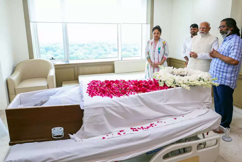 झारखंड में शिबू सोरेन के निधन पर तीन दिनों का राजकीय शोक