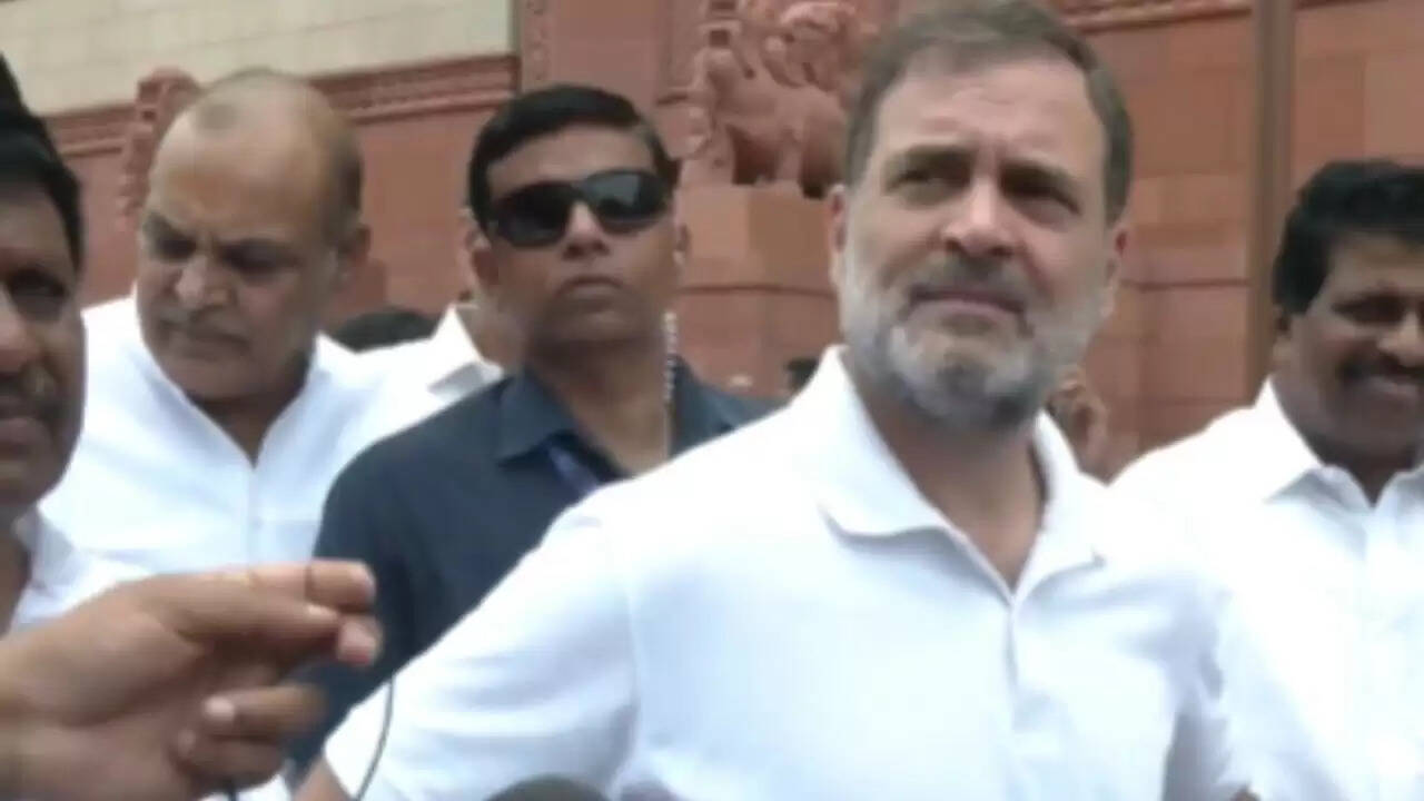 संसद के मानसून सत्र में राहुल गांधी का बयान