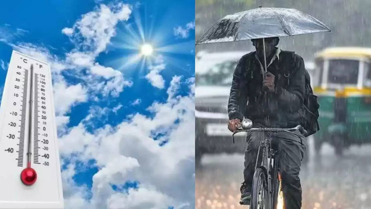 भारत में मौसम का हाल: बारिश और गर्मी का सामना