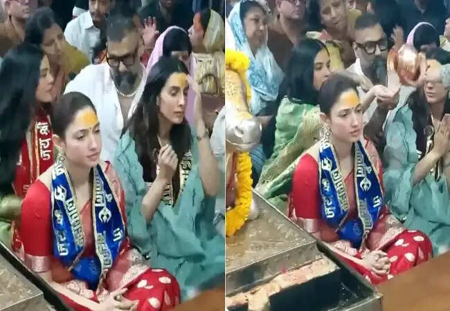तमन्ना भाटिया ने महाकालेश्वर मंदिर में भस्म आरती में लिया भाग