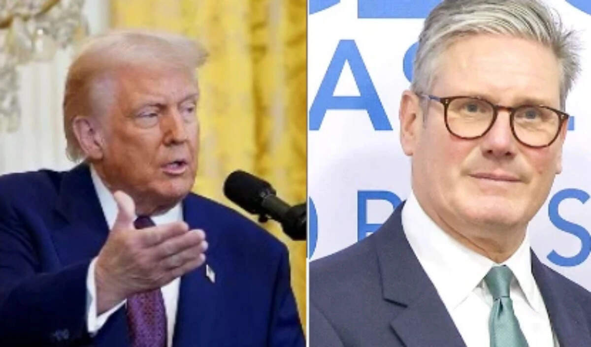 कीर स्टारमर और डोनाल्ड ट्रंप के बीच मध्य पूर्व में सैन्य सहयोग पर चर्चा