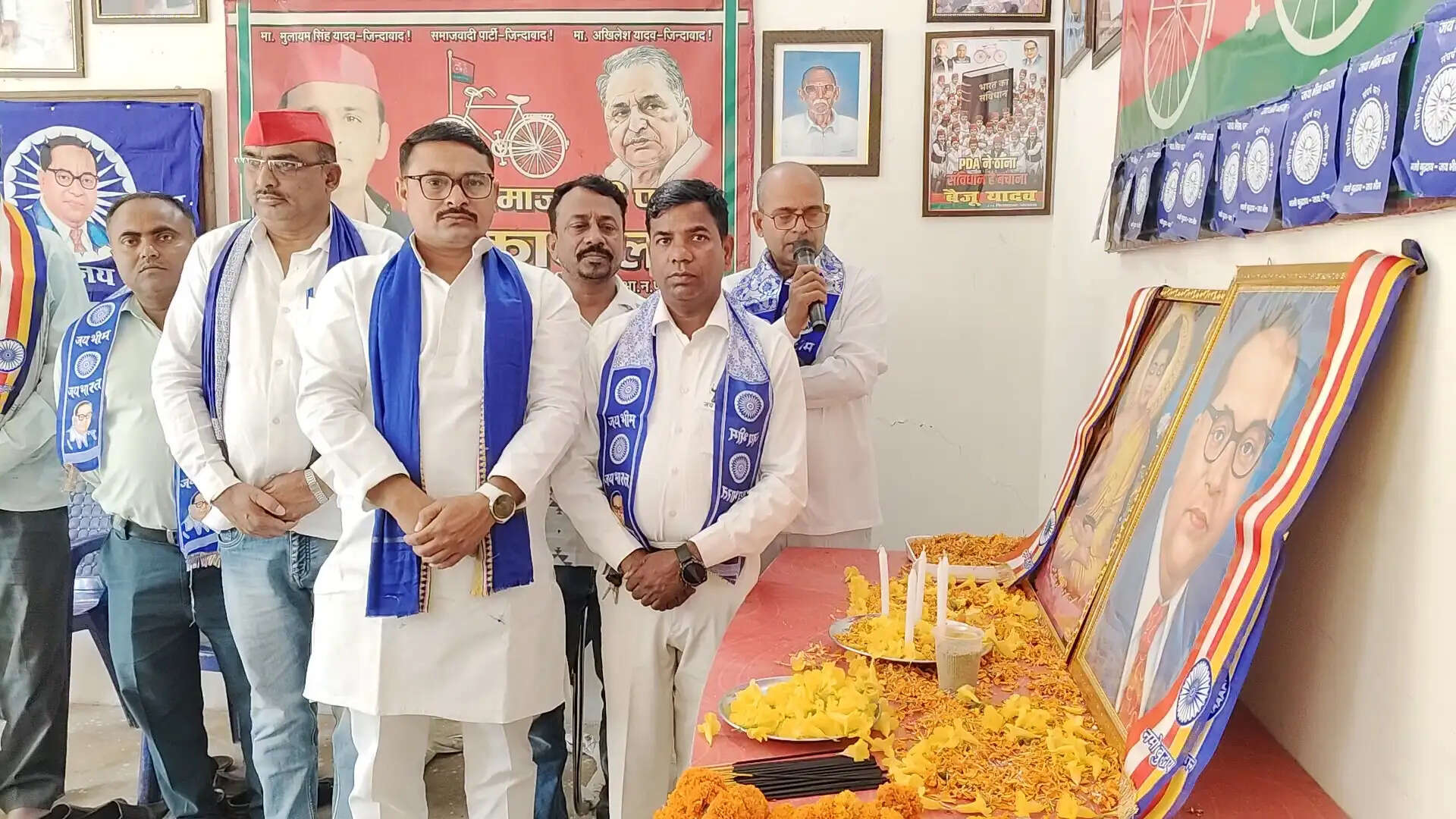 सोनौली में डॉ. अंबेडकर की जयंती धूमधाम से मनाई गई