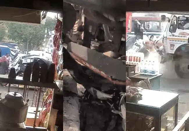लखनऊ में तेज रफ्तार डंपर से हुआ भीषण हादसा, कई घायल