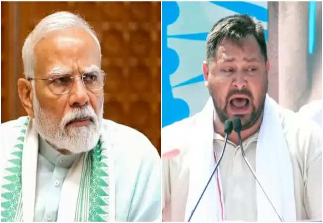 तेजस्वी यादव ने मोदी पर मां को गाली देने का आरोप लगाया