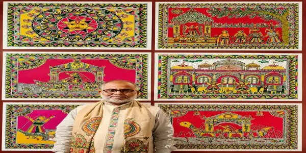 अंग संस्कृति की धरोहर मंजूषा कला को नई जिंदगी दे रहे भागलपुर के मंजूषा गुरु मनोज पंडित