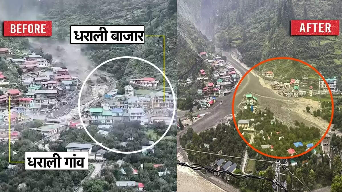 उत्तरकाशी में खीरगंगा का रौद्र रूप: निर्माण ने बदला नदी का रास्ता