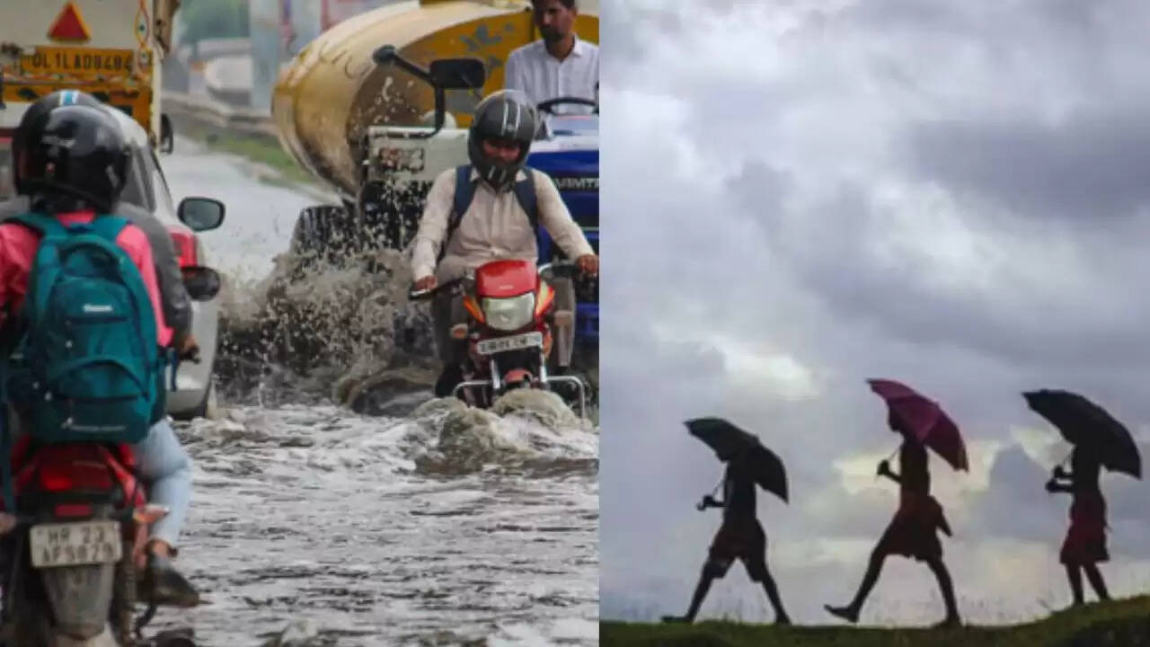 भारत में मानसून का मौसम: भारी बारिश और बिजली गिरने की चेतावनी