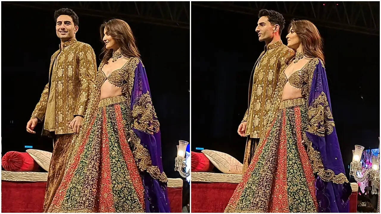 इब्राहिम अली खान और प्रतिभा रांटा ने फैशन इवेंट में बिखेरा जलवा