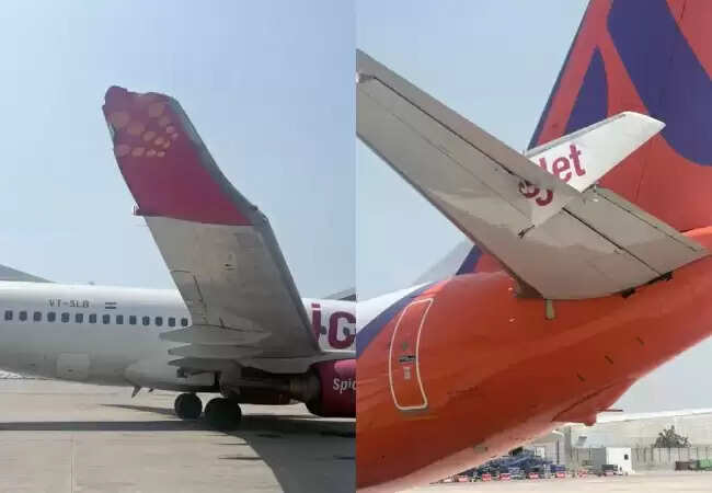 दिल्ली एयरपोर्ट पर स्पाइसजेट और अकासा एयर के विमानों के बीच टकराव