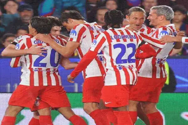 एटलेटिको मैड्रिड ने बार्सिलोना को 2-0 से हराकर चैंपियंस लीग में बढ़त बनाई