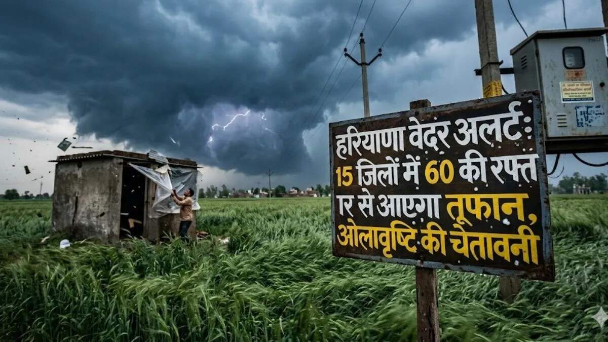 हरियाणा में मौसम में बदलाव, बारिश और ओलावृष्टि की संभावना