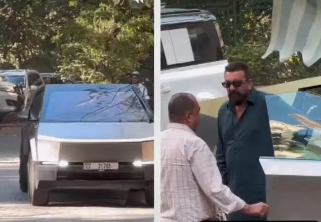 संजय दत्त ने खरीदी टेस्ला साइबरट्रक, मुंबई की सड़कों पर मचाई धूम