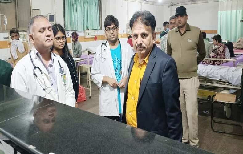 सोनीपत: बीपीएस महिला मेडिकल कॉलेज के निदेशक ने किया औचक निरीक्षण