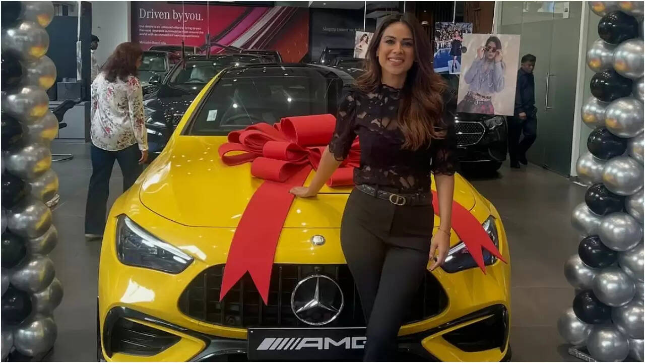 निया शर्मा ने धनतेरस पर खरीदी नई मर्सिडीज-Benz AMG CLE 53