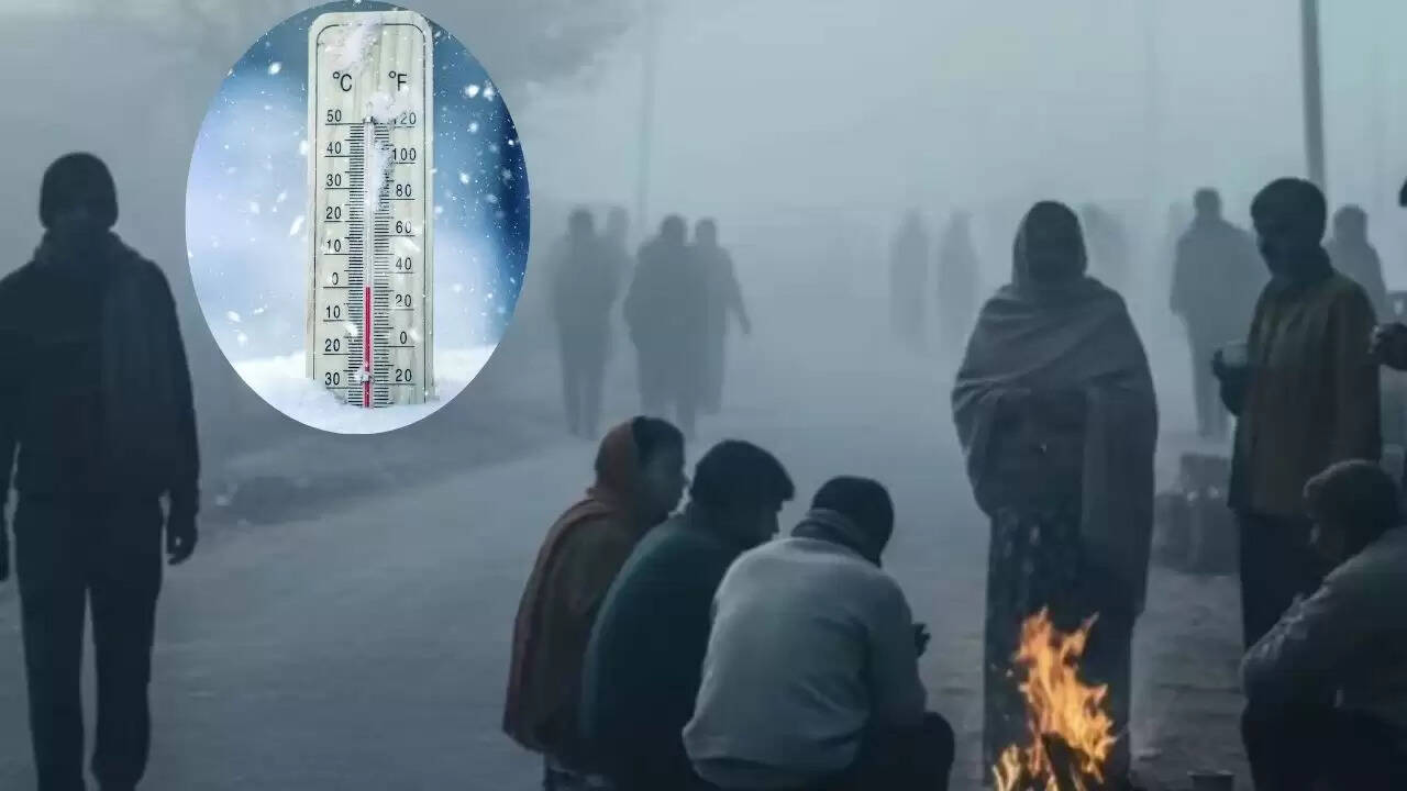 उत्तर भारत में कड़ाके की ठंड से जनजीवन प्रभावित, तापमान में गिरावट जारी