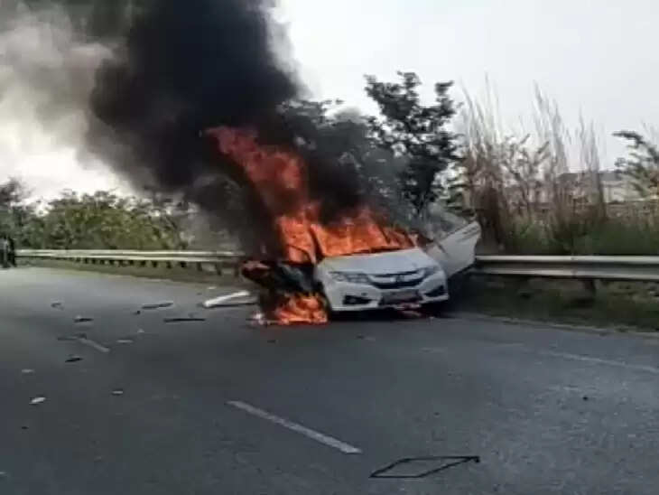 कंक्रीट मिक्सर ट्रक ड्राइवर की बहादुरी से बची बड़ी दुर्घटना