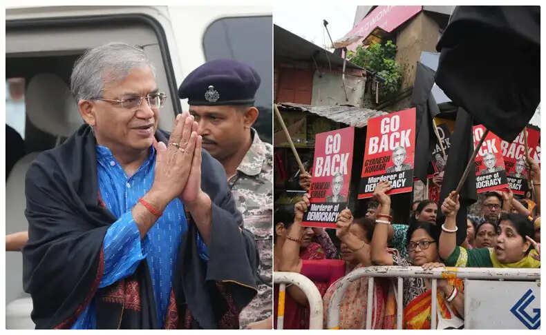 पश्चिम बंगाल में चुनाव आयुक्त ज्ञानेश कुमार का विरोध