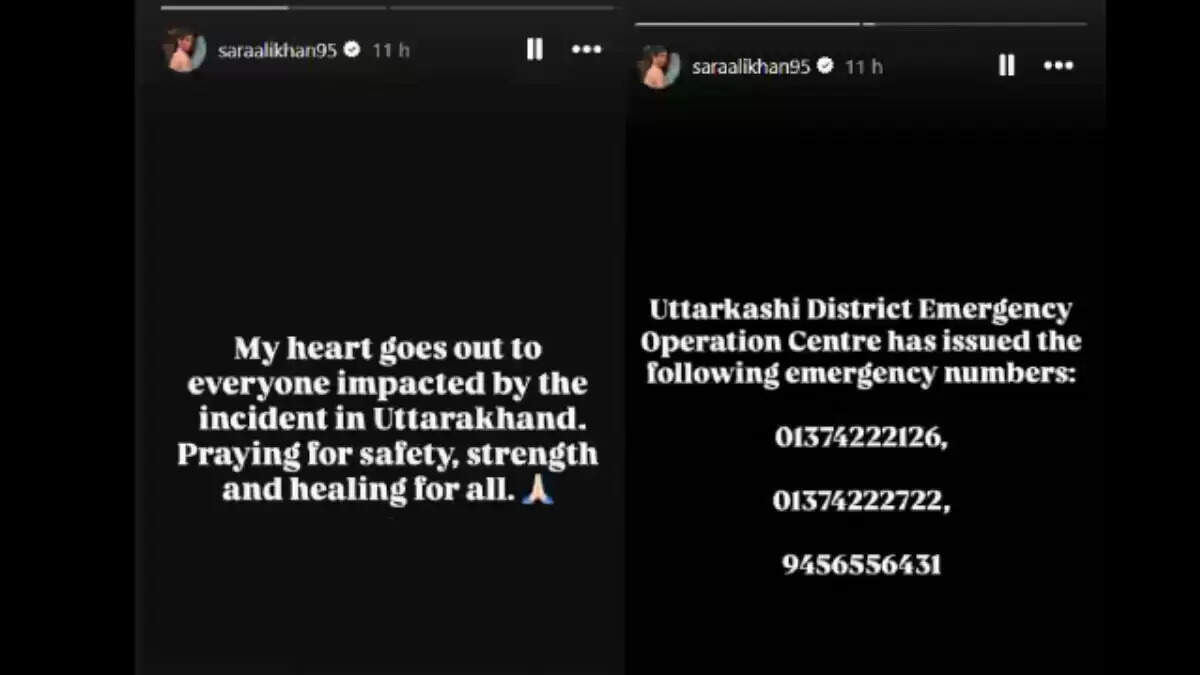 उत्तरकाशी में बादल फटने से आई तबाही: सितारों ने जताया दुख और साझा किए हेल्पलाइन नंबर