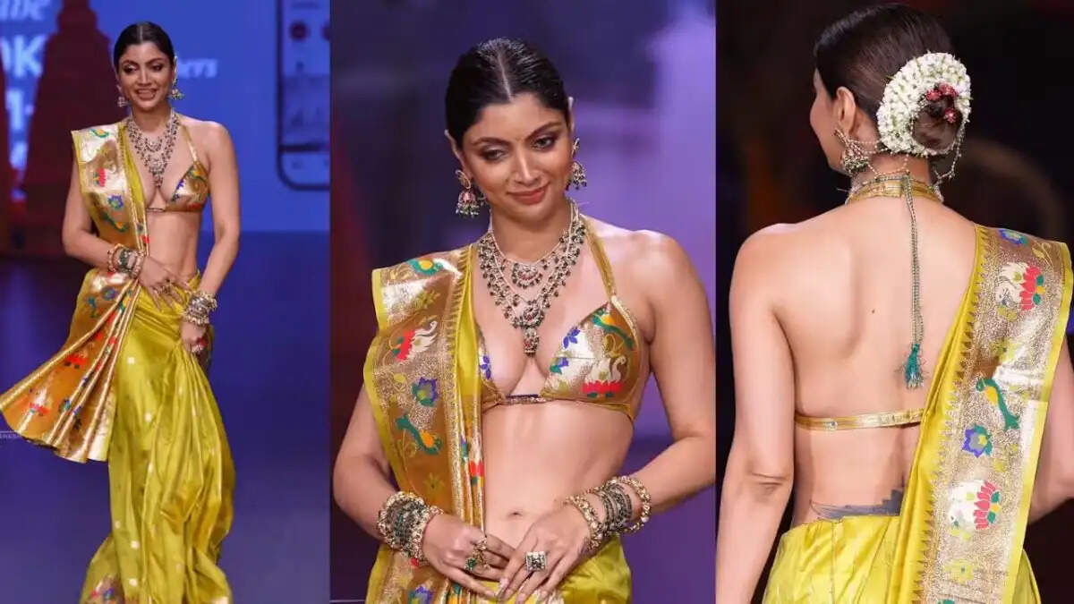 आकांक्षा पुरी का बिकिनी ब्लाउज़ विवाद: पारंपरिक साड़ी में नया ट्विस्ट
