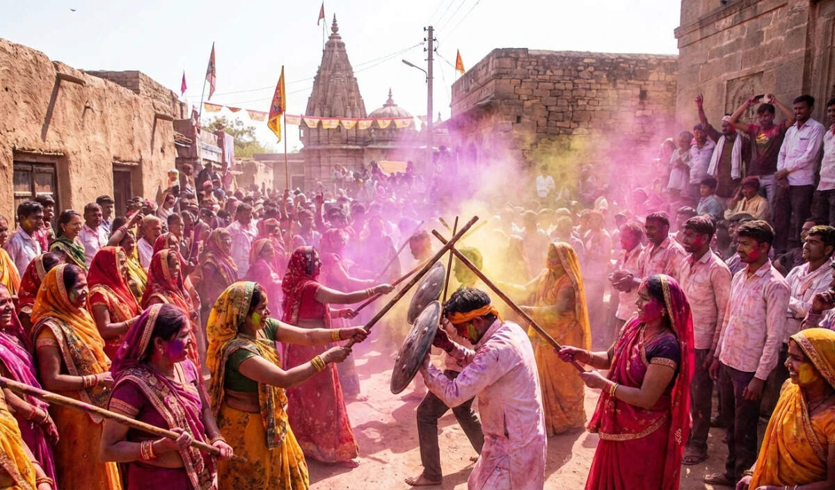 बरसाना की लठामार होली: प्रेम और रंगों का अद्भुत उत्सव