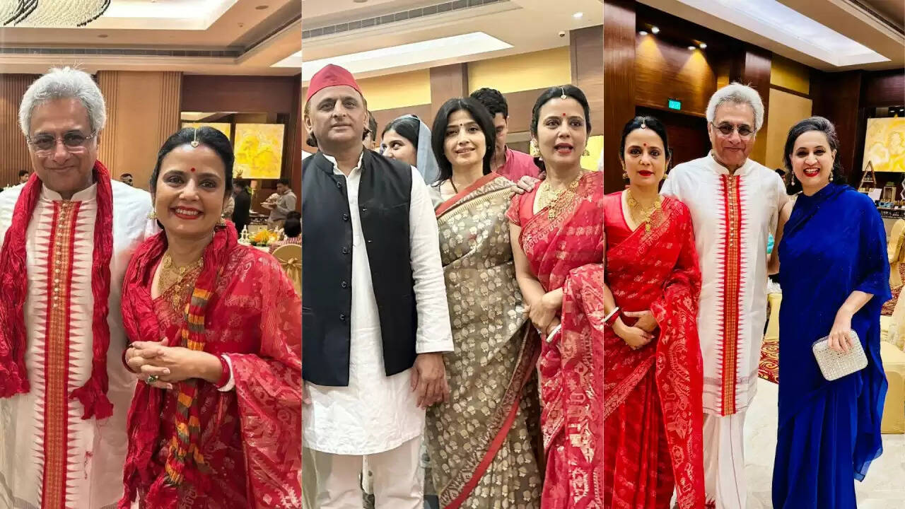 महुआ मोइत्रा और पिनाकी मिश्रा की शादी का रिसेप्शन: राजनीतिक हस्तियों की मौजूदगी में हुआ भव्य आयोजन
