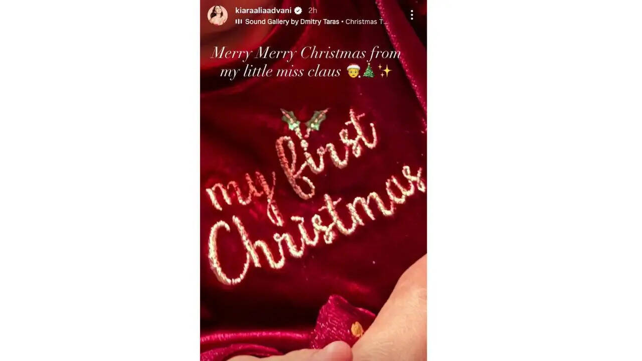 कियारा आडवाणी और सिद्धार्थ मल्होत्रा ने मनाया बेटी सरायाह का पहला क्रिसमस