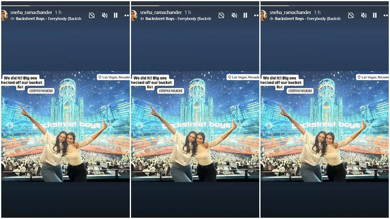 दीपिका पादुकोण का लास वेगास में बैकस्ट्रीट बॉयज़ कॉन्सर्ट का अनुभव