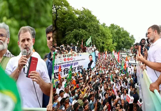 राहुल गांधी ने बिहार चुनाव में वोट चोरी के आरोप लगाए