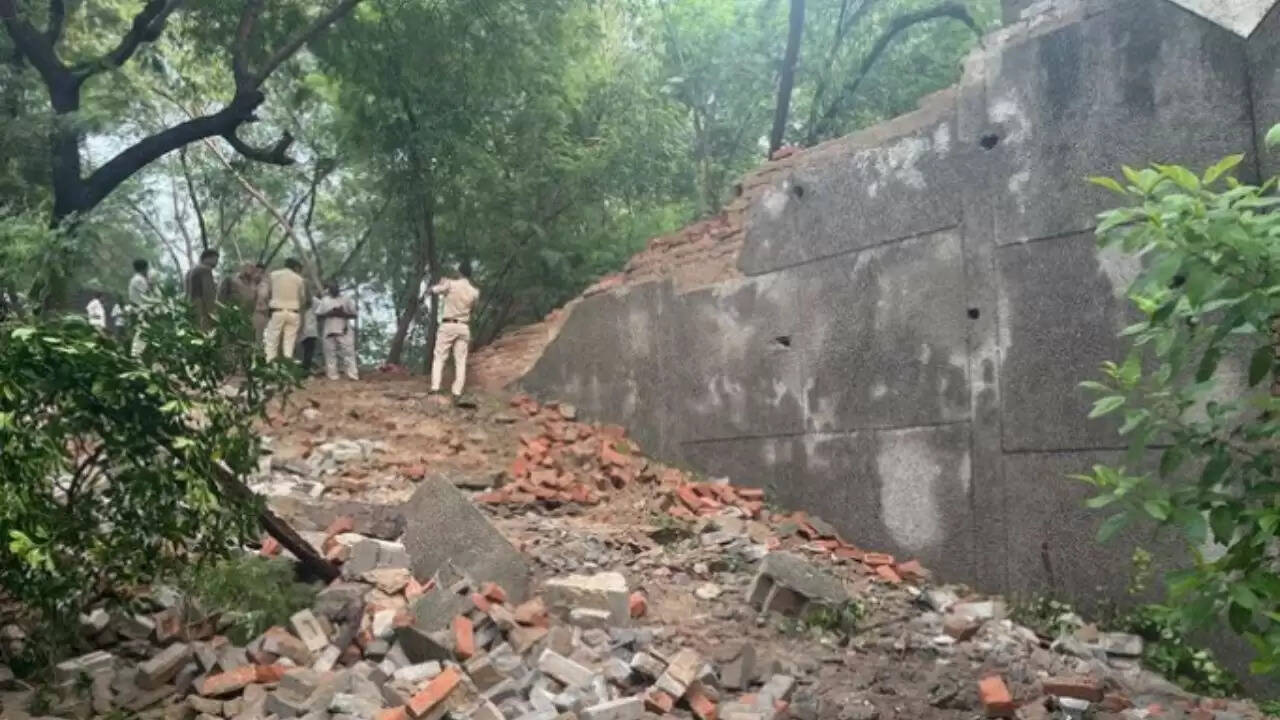 दिल्ली में बारिश के कारण दीवार गिरने से दो बच्चों की जान गई