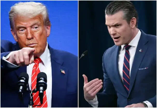 डोनाल्ड ट्रंप ने ईरान युद्ध की जिम्मेदारी रक्षा सचिव पर डाली