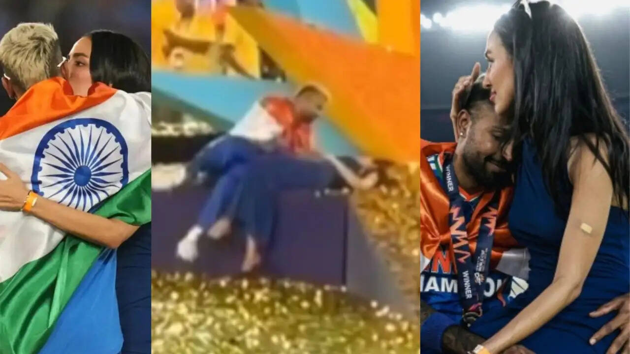 Hardik Pandya की जीत के जश्न में माहिका शर्मा के साथ रोमांटिक पल