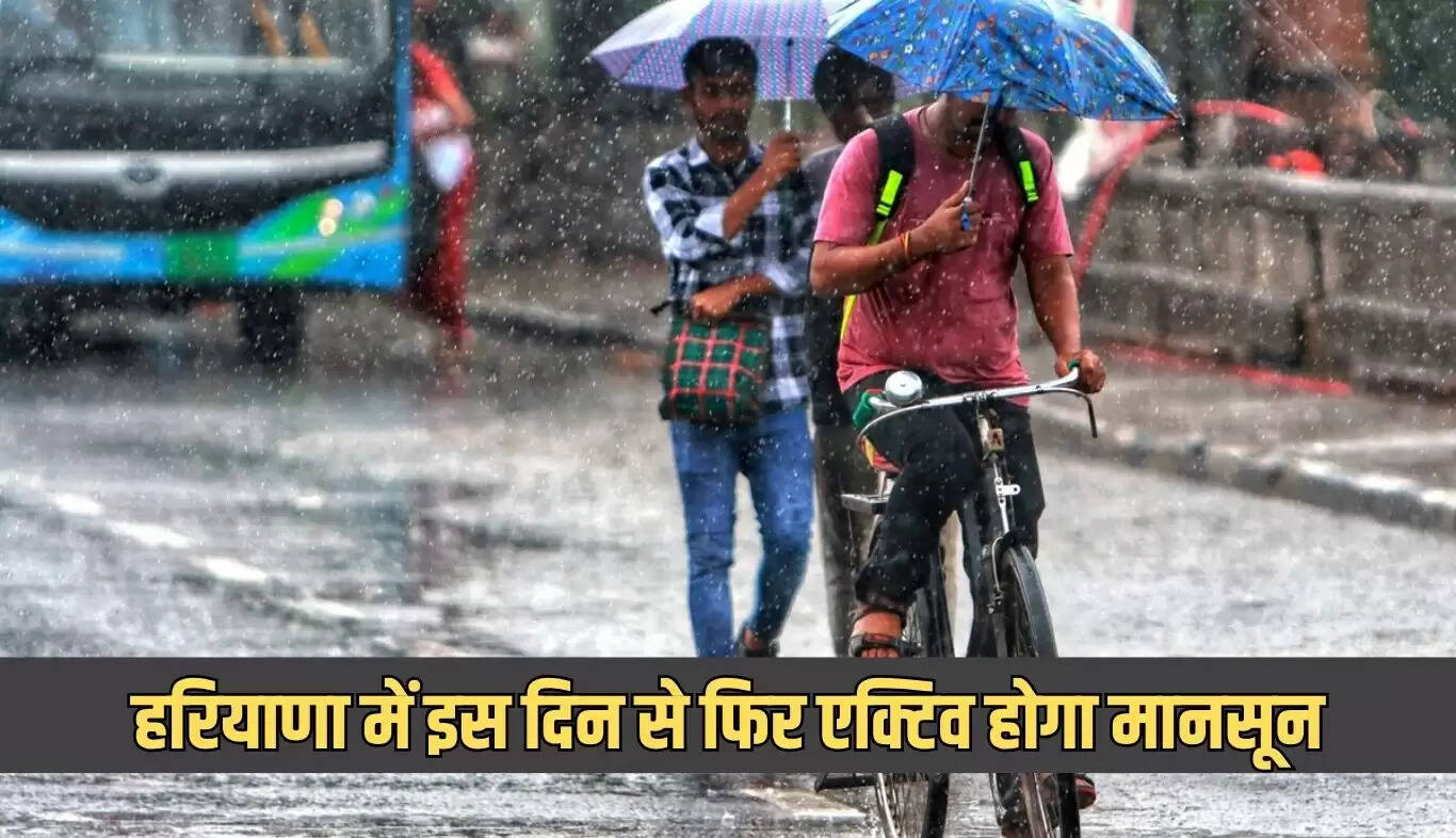 हरियाणा में मानसून की गतिविधियों में कमी, फिर से सक्रिय होगा मौसम