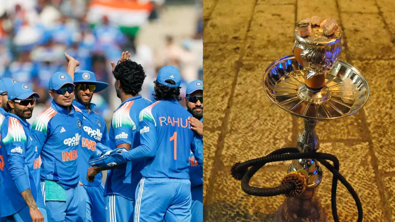 क्रिकेट खिलाड़ियों के शौक का नया अंदाज: ड्रिंक्स ब्रेक में हुक्का पीते हुए दिखे