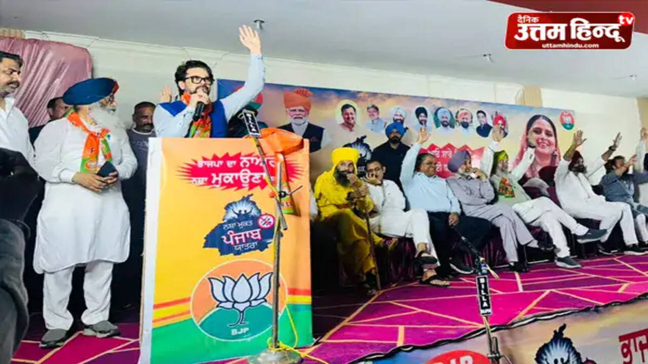 अनुराग ठाकुर ने पंजाब में नशे के खिलाफ निर्णायक लड़ाई का आह्वान किया