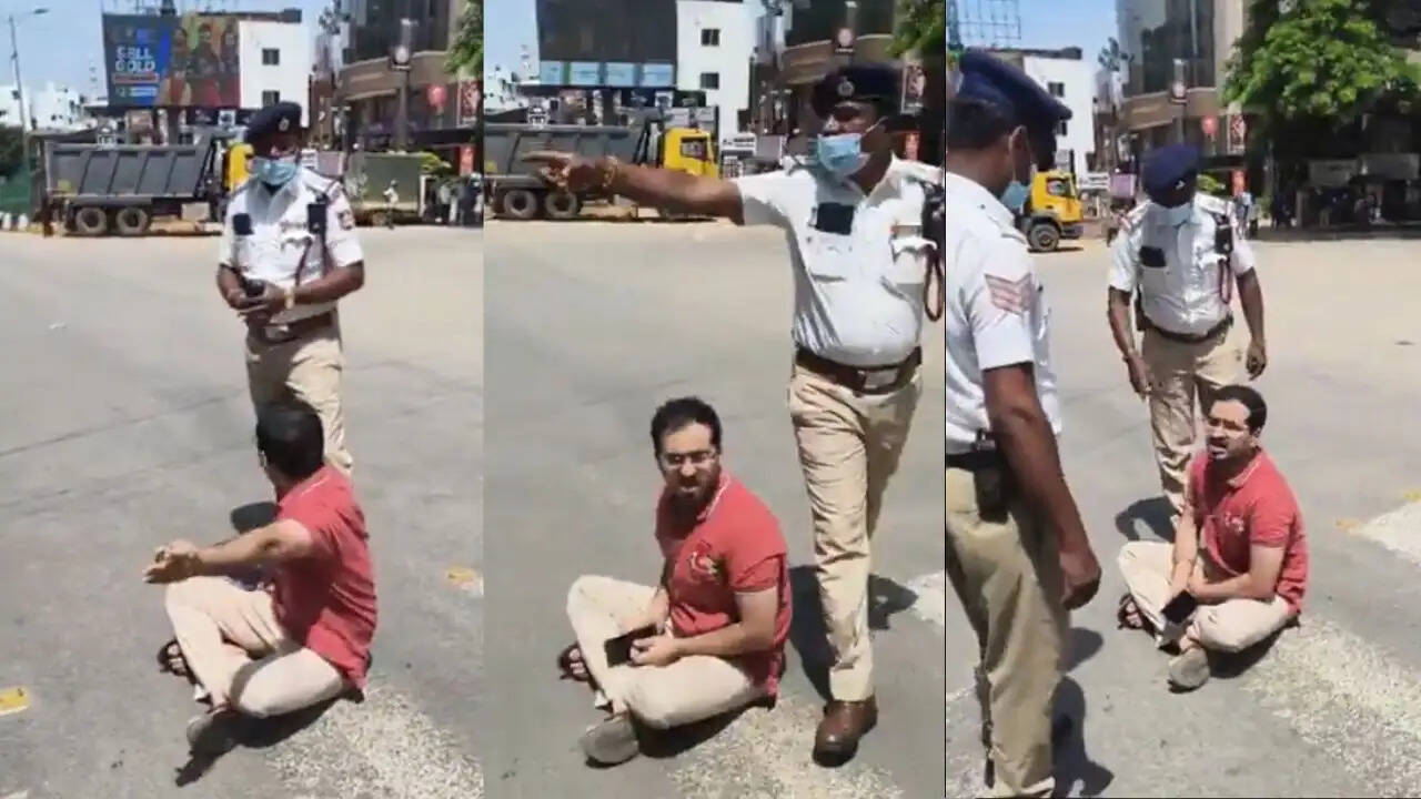 बेंगलुरु में गर्भवती पत्नी के साथ जाम में फंसे व्यक्ति का अनोखा विरोध, सोशल मीडिया पर मचा हंगामा