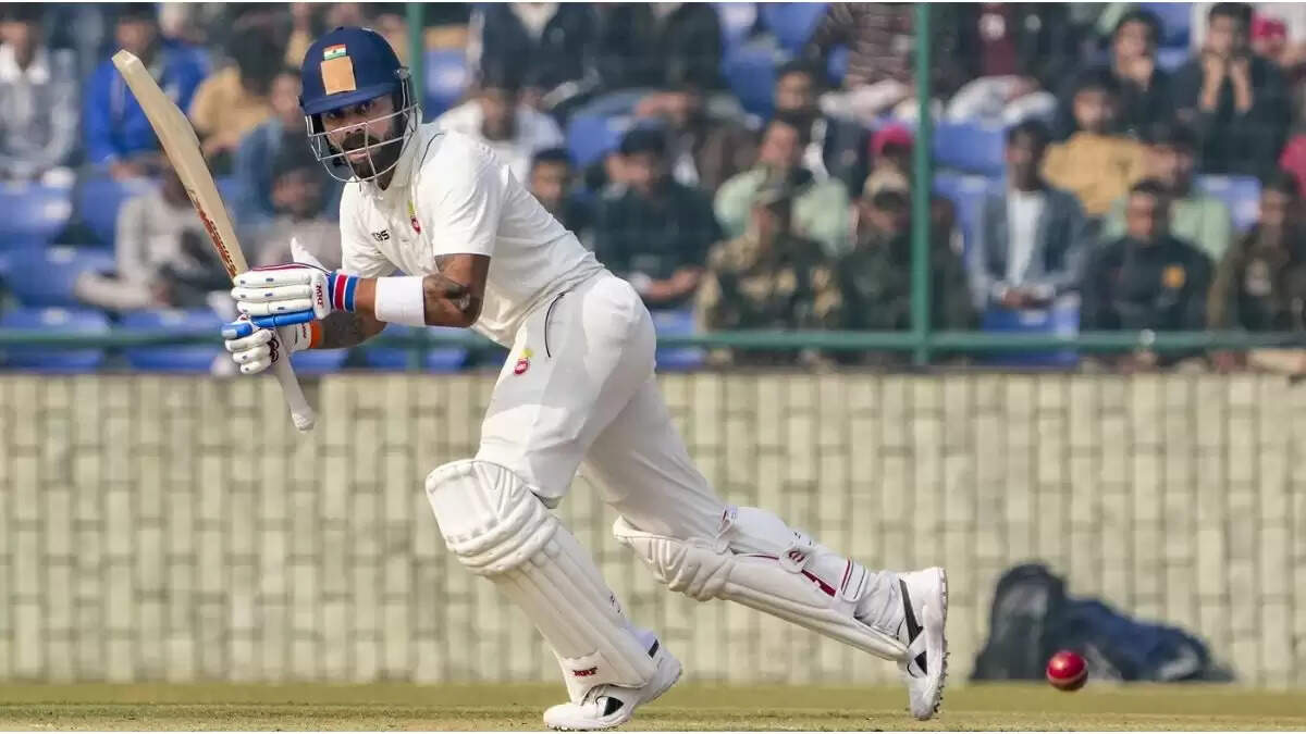 कोहली की रणजी ट्रॉफी में तिहरा शतक, चौकों-छक्कों की बौछार