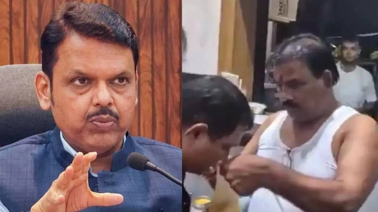 मुख्यमंत्री फडणवीस ने शिवसेना विधायक के हमले की निंदा की