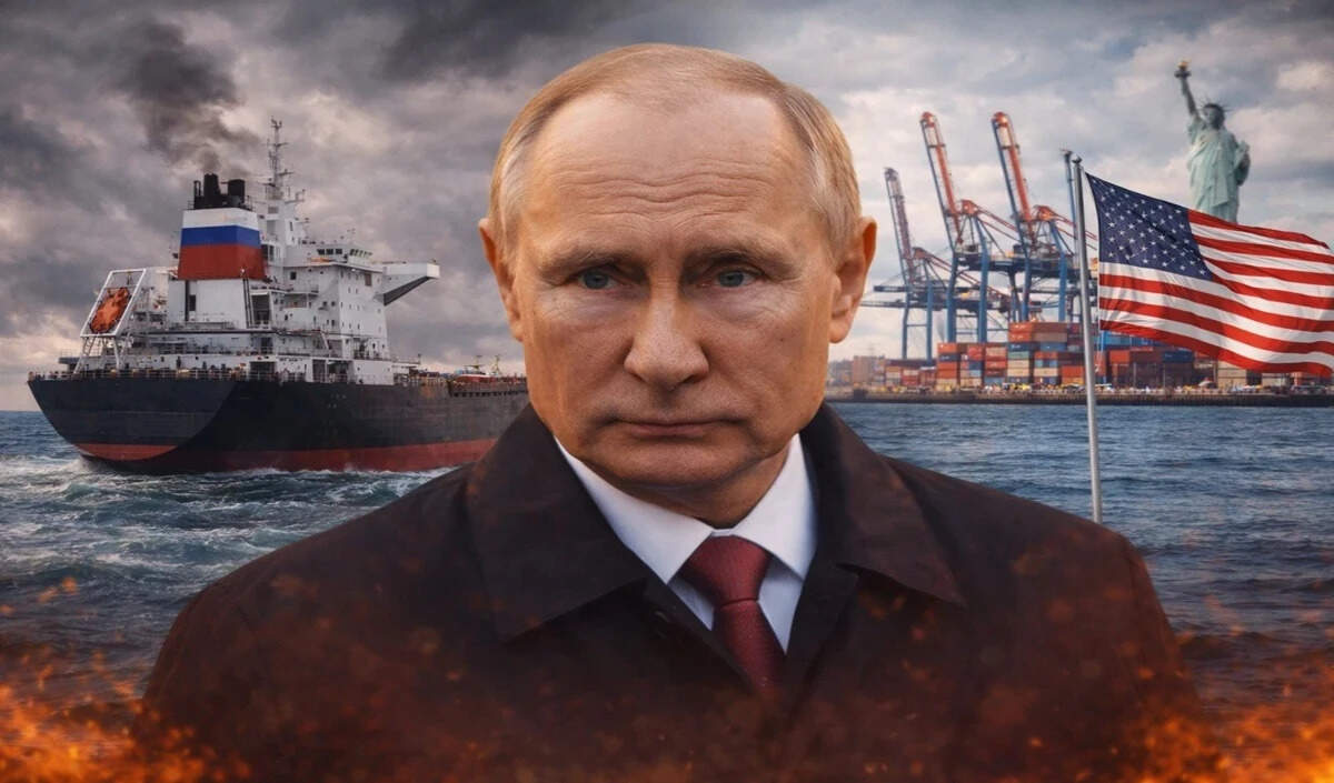 अटलांटिक महासागर में अमेरिका ने रूसी तेल टैंकर को जब्त किया