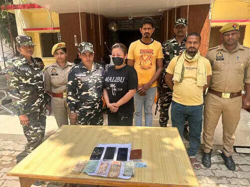 भारत-नेपाल सीमा पर थाई महिला समेत तीन गिरफ्तार