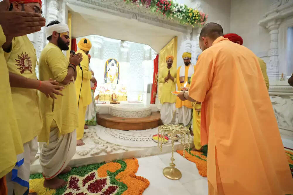 योगी आदित्यनाथ ने अयोध्या में मनाया 53वां जन्मदिन, प्राण प्रतिष्ठा समारोह में शामिल हुए