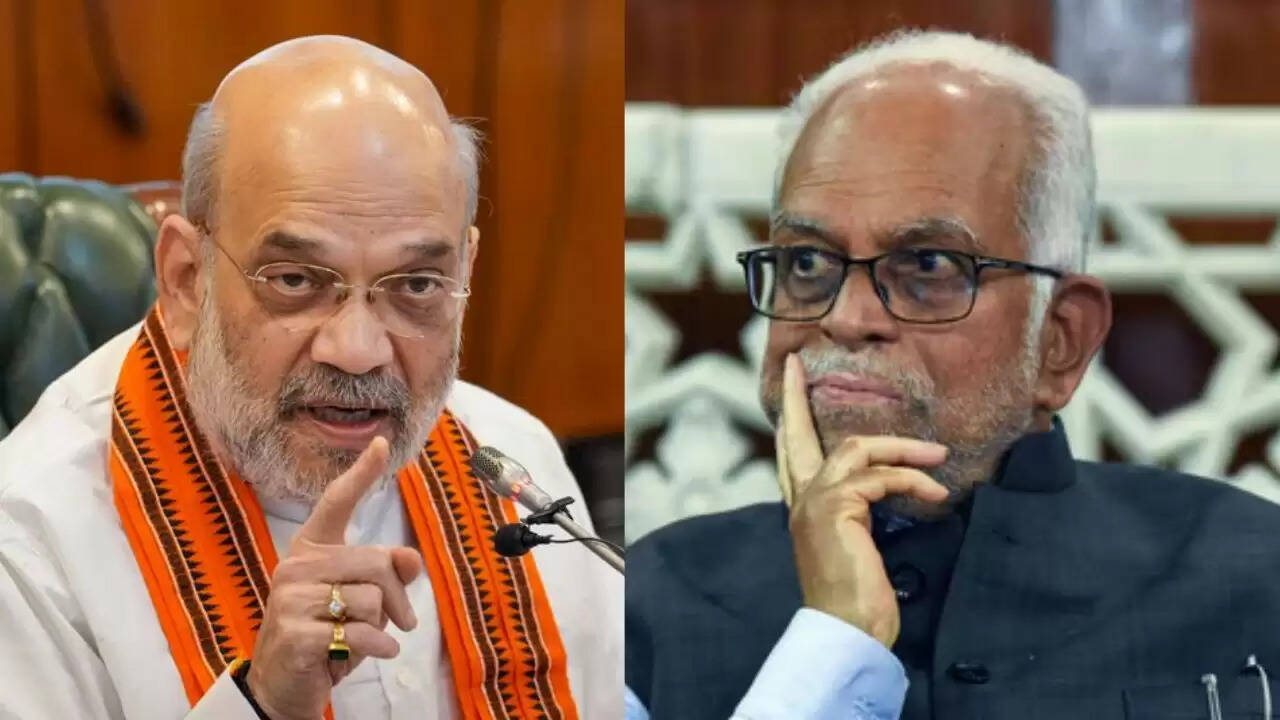 अमित शाह ने सुदर्शन रेड्डी पर नक्सलवाद के समर्थन का आरोप लगाया