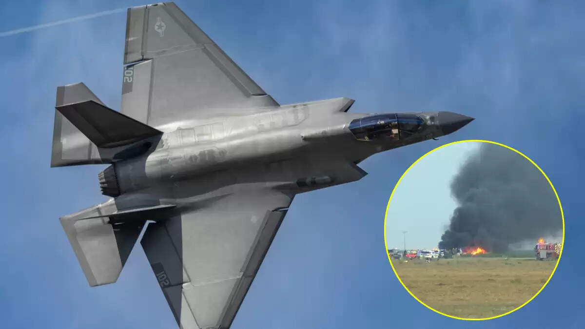 F-35 लड़ाकू विमान का कैलिफोर्निया में क्रैश, पायलट सुरक्षित