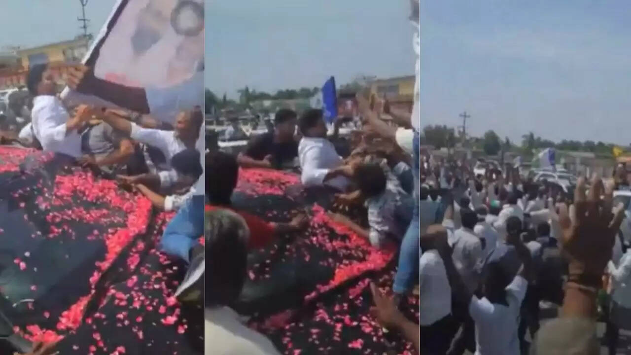 वाईएस जगन मोहन रेड्डी के काफिले से कुचले जाने से व्यक्ति की मौत