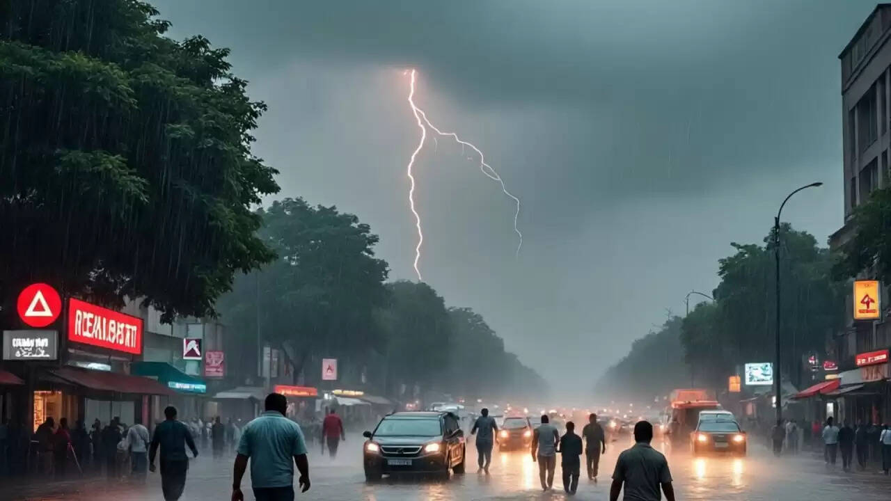 दिल्ली में भारी बारिश का अलर्ट: IMD ने जारी किया रेड अलर्ट