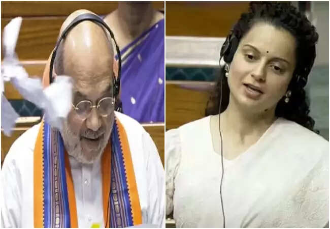 कंगना रनौत का विवादास्पद बयान: संसद में विपक्ष का हंगामा