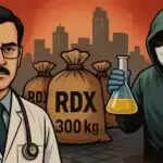 फरीदाबाद में डॉक्टर के घर से 300 किलो आरडीएक्स और हथियार बरामद