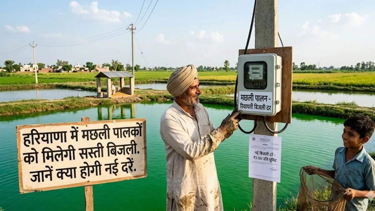हरियाणा में मछली पालन को मिली नई ऊर्जा, बिजली दरों में कमी