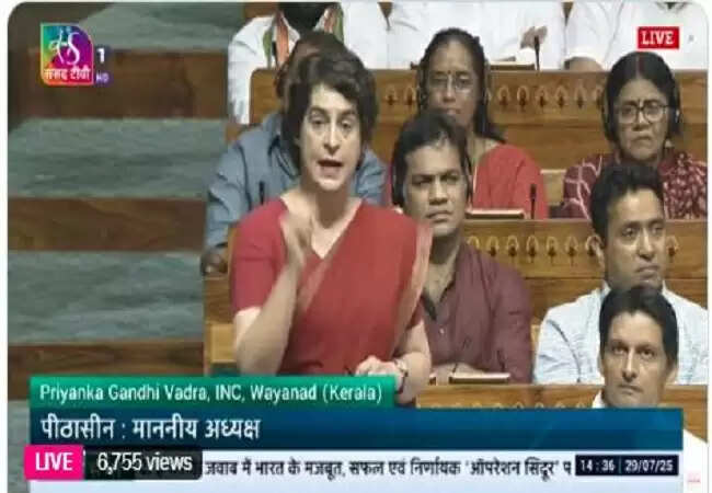 प्रियंका गांधी ने ऑपरेशन सिंदूर पर उठाए गंभीर सवाल, सुरक्षा पर उठाए सवाल