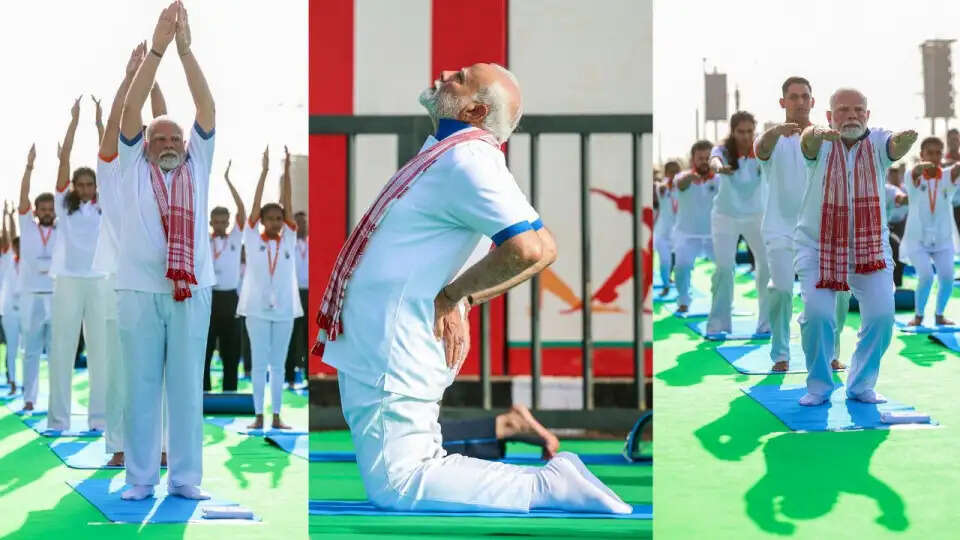 प्रधानमंत्री मोदी ने 12वें अंतर्राष्ट्रीय योग दिवस पर किया नेतृत्व